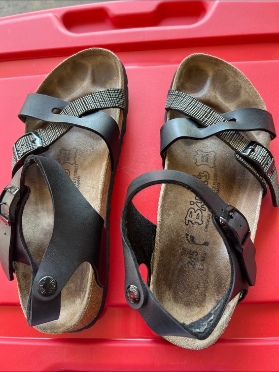 Birki’S Shoes - Black womens birkis sandals 38 or 7